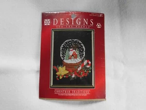 DESIGNS FOR NADEL VINTAGE 1998 VERSIEGELT KREUZSTICH SET "SCHNEEKUGEL" WEIHNACHTEN - Bild 1 von 4