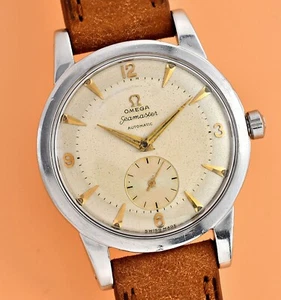Vintag OMEGA Seamaster 2657 Jumbo Cal.342 Automatic 36mm case TwoTone Dial 1950 - Picture 1 of 14