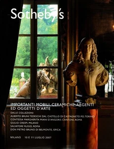 IMPORTATI MOBILI ED OGGETTI D'ARTE CATALOGUE VENTE SOTHEBY'S MILANO 2007 - Foto 1 di 6