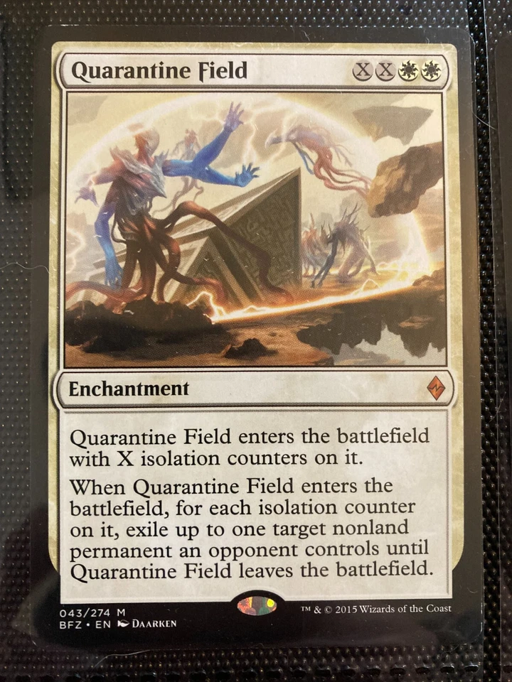 Quarantine Field - Battle for Zendikar - Magic: The Gathering MTG - Image 1 of 1