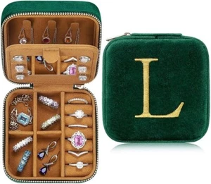 Personalised Travel Jewellery Box - Compact Case for Women - Picture 1 of 6