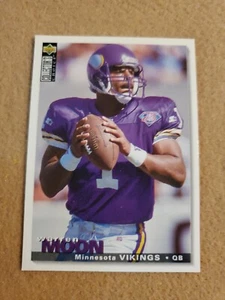 Warren Moon 1995 Collector's Choice #182 Minnesota Vikings - Picture 1 of 2