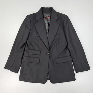 Banana Republic Womens Blazer Black 10 UK Petite Wool Blazer Career - Picture 1 of 9