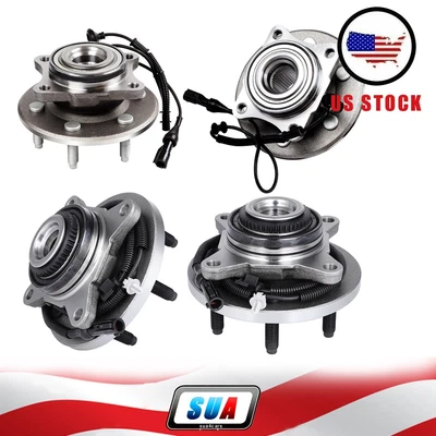 4X Front Wheel Bearing Rear Hub Kits For Lincoln Navigator 4x4 2007 2008 - 2010 - Image 1 of 4