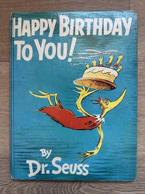 Vintage Book Dr. Seuss HAPPY BIRTHDAY TO YOU! 1959 First Edition, 1st Printing — 第 1/4 张图片