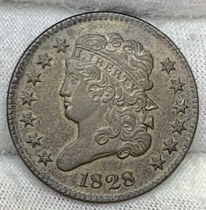 1828 1/2c Classic Head Half Cent ** KQXHX4154 - Picture 1 of 3