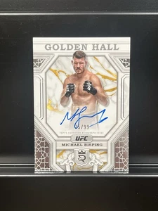 MICHAEL BISPING Auto Golden Hall /99 2024 Topps Royalty UFC GH-MB - Imagen 1 de 2