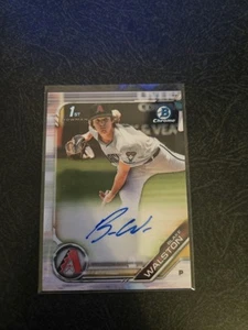 2019 Bowman Chrome BLAKE WALSTON Auto Rookie Autograph #CDA-BW (JB) - Picture 1 of 2