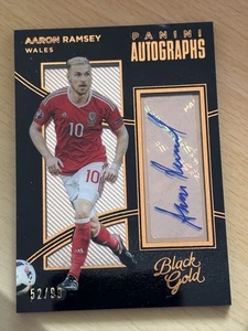 2016-17 Panini Black Gold - Autographs Aaron Ramsey #A-Ar Bronze /99 (AU, RC) - Bild 1 von 2
