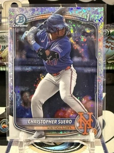 2025 Bowman Chrome #BCP-191 Christopher Suero 1st Bowman Mini Diamond TZ - Picture 1 of 2