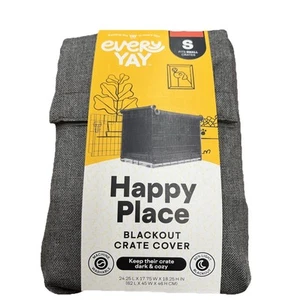 Every YAY Happy Place Verdunkelung Haustierkiste Abdeckung KLEIN BRANDNEU KOSTENLOSER VERSAND - Bild 1 von 6