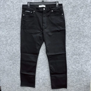Calvin Klein Jeans Herren 36x30 Straight Leg Dark Wash Classic Black Denim NEU - Bild 1 von 14