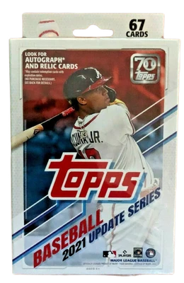 2021 Topps Update Series Baseball Factory Sealed Hanger Box 67 Cards - Image 1 of 2