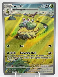 Pokémon TCG Grotle 164/162 SV05 Temporal Forces Card Holo Illustration Rare - Picture 1 of 2