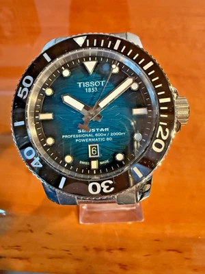 Tissot Seastar 2000 Professional Automatic Blue Men's Watch - T120.607.11.041.00 - Image 1 of 4