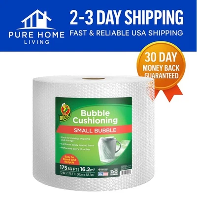 175 FT Small Bubble Wrap - Reusable and Eco-Friendly Packaging Solution - Image 1 of 4