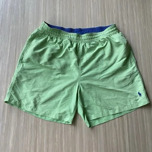 Polo Ralph Lauren Swim Trunks Shorts Men’s Large Green Mesh Lined - Picture 1 of 7