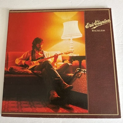 Eric Clapton-Backless Vinyl LP RSO Classic Rock Promises 2 new dylan songs JJ Foto 1 de 4