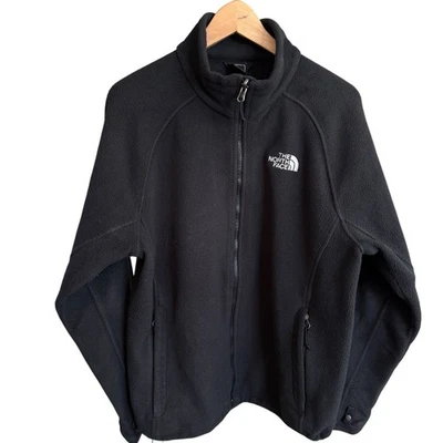 The North Face Glacier Full Zip Fleece Black Jacket Men's Size Medium #567 - Image 1 of 4