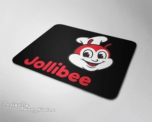 Non Slip Mouse Mad Costum New Jollibee Logo Funny Mouse Pad Accessories - Picture 1 of 2