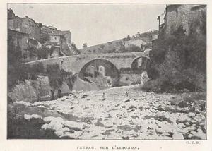1925 -- JAUJAC SUR L'ALIGNON L142 - Picture 1 of 1