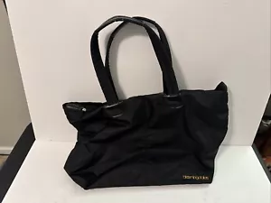 Bloomingdale's Classic Tote Casual Bag Black 17 In By 12 In - Picture 1 of 6