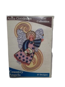 Anita Goodesign Country Angels Stickmaschine Design CD, Mini - Bild 1 von 8