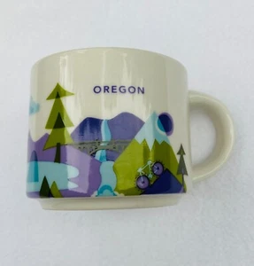 Starbucks 2 oz Demitasse, Oregon, 'You Are Here' Serie Kaffeebecher, Neu - Bild 1 von 3