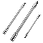 1 Set Wrench Sleeve Universal Extension Rod Bent Socket Extension Bars 1/4 3/8