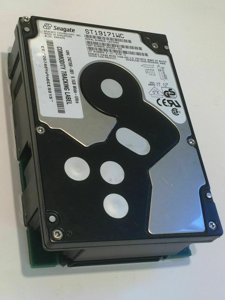SEAGATE ST19171WC 9.1GB 80 PIN SCSI HARD DRIVE 9E0005-044            aa4cc1 - Image 1 of 1