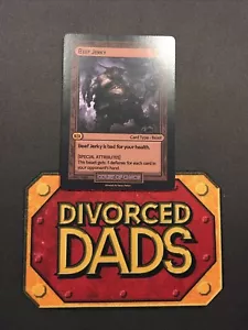 Divorced Dads TCG Court Of Chaos - Age of Alimony - Beef Jerky - Picture 1 of 2
