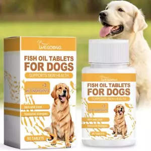 Fischöl-Gelflüssigkeit für Hunde und Katzen, Herz- und Gelenkunterstützung C1K3 - Bild 1 von 14