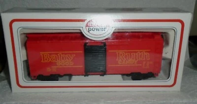 MODEL POWER "BABY RUTH" HO Scale Model Train Box Car #8002 In Box - Image 1 of 3