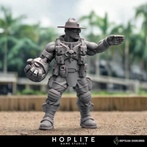 Spacenam: Sgt. Fleischwolf | Reptilien Overlords | 28 mm - Bild 1 von 6