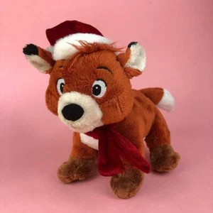 "Muñeca de juguete suave de peluche Todd Christmas Fox & The Hound Todd rara de 8" de Disneyland Park Store" - Imagen 1 de 5