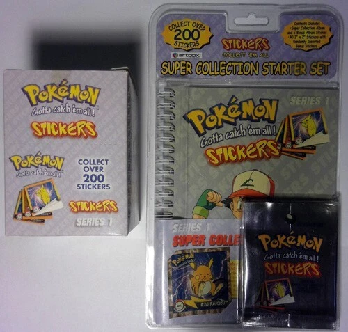 POKEMON ARTBOX SERIES 1 BOOSTER BOX (30 PACKS) STICKER ALBUM in a RIGID CASE! - Image 1 of 1