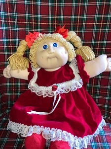 Vintage Cabbage Patch Kids Honey? Double Pony, Blue Eyes HM 2 - Picture 1 of 9