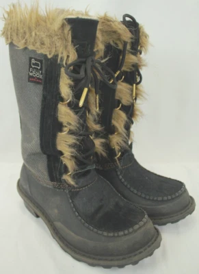 WOOLRICH FULLY WOOLY WOMEN'S WINTER BOOTS SIZE 7 VGC! - Imagem 1 de 4