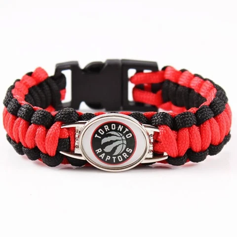 TORONTO RAPTORS PARACORD BRACELET - NBA BASKETBALL Cover