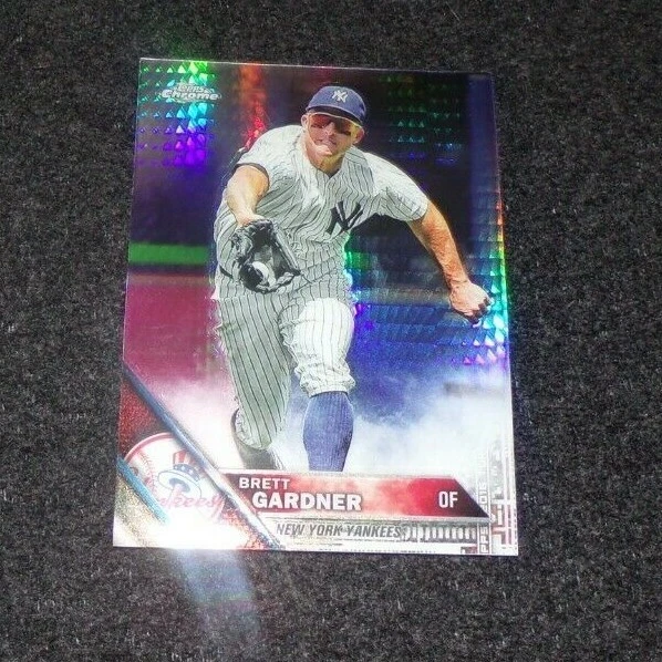 Brett Gardner 2016 Topps Chrome Prism #123 - Image 1 of 1