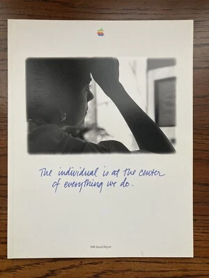 1988 Apple Computer Inc Annual Report Macintosh Vintage - Image 1 of 4