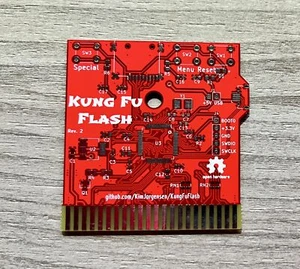 Kung Fu Flash Cartridge C64/C128 PCB - Picture 1 of 2