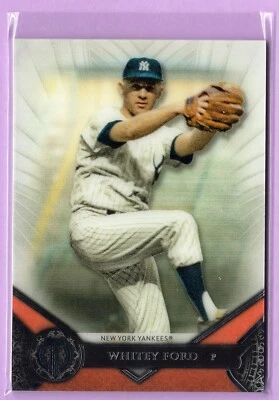 2017 TOPPS TRIBUTE #3 WHITEY FORD NEW YORK YANKEES - Image 1 of 3