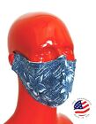 Hawaiian Print Fabric Face Mask Blue Pono