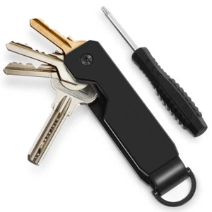 Compact Key Organizer Men Keychain Metal Key Holder Silent Key Organizer Pocket - Picture 1 of 11