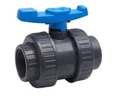 PVC Ball Valves  :  BSP Threaded  :  1/2" to 4" - Image 1 of 3