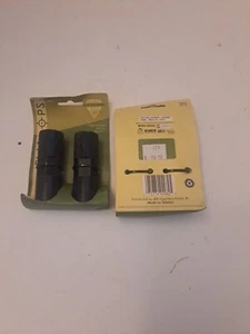 BLACK OPS KNURLED PRO BLACK 3/8'' AXLE BICYCLE PEGS-ONE PAIR - Picture 1 of 3