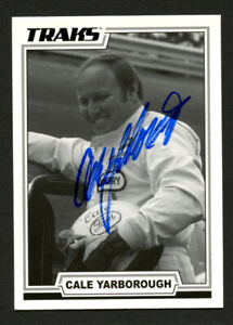 Cale Yarborough #90 signed autograph auto 2006 TRAKS NASCAR Trading Card