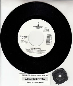 DIXIE CHICKS Tonight The Heartache's On Me 7" 45 rpm record + juke box strip NEW - Picture 1 of 1