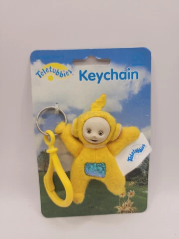Yellow Teletubbies LAA-LAA Keychain Backpack 4” Plush Clip On Toy Cover
